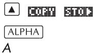 COMPAQ 40GS - Mémorisation du résultat d'un calcul - 3