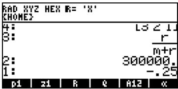 COMPAQ 48GII - Mode RPN - 1