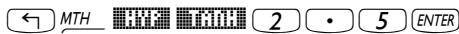 COMPAQ 48GII - Fonctions hyperboliques et leurs inverses - 11