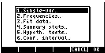 COMPAQ 48GII - Chapitre 16 applications statistiques - 1