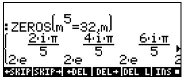 COMPAQ 48GII - Fonction ZEROS - 2