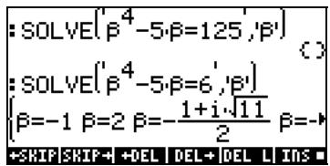 COMPAQ 48GII - Fonction SOLVE - 2