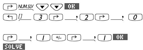 COMPAQ 48GII - Trouver les solutions d'une équation polynomiale - 1