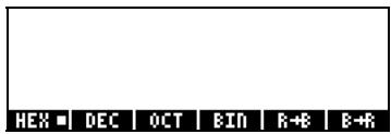COMPAQ 48GII - Le menu BASE - 3