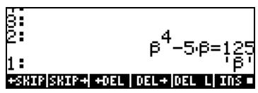 COMPAQ 48GII - Fonction SOLVE - 4