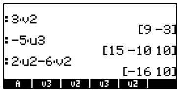 COMPAQ 48GII - Multiplication et division par un scalaire - 1