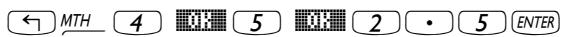 COMPAQ 48GII - Fonctions hyperboliques et leurs inverses - 3