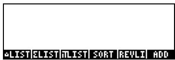 COMPAQ 48GII - Le menu MTH/list - 3