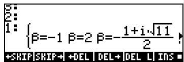 COMPAQ 49G PLUS - Fonction SOLVE - 7