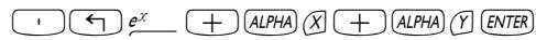 COMPAQ 49G PLUS - Fonctions du menu ALG - 12