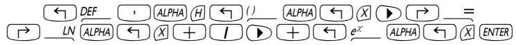COMPAQ 49G PLUS - Définir et utiliser des fonctions - 1
