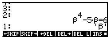 COMPAQ 49G PLUS - Fonction SOLVE - 6