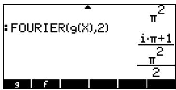 COMPAQ 49G PLUS - Séries de fourier pour une équation quadratique - 6