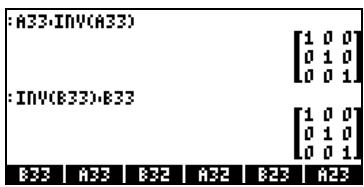COMPAQ 49G PLUS - La matrice inversée - 3