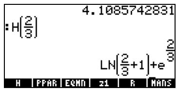 COMPAQ 49G PLUS - Définir et utiliser des fonctions - 5
