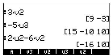 COMPAQ 49G PLUS - Multiplication et division par un scalaire - 1