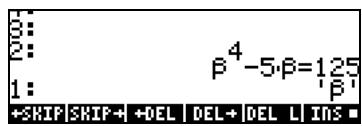 COMPAQ 49G PLUS - Fonction SOLVE - 4