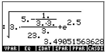 COMPAQ 49G PLUS - Mode d'opération - 3