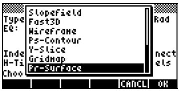 COMPAQ 49G PLUS - Options graphiques de la calculatrice - 4