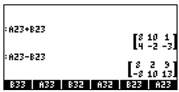 COMPAQ 49G PLUS - Addition et soustraction - 2