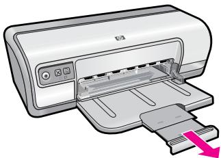 COMPAQ DESKJET D730 - Pour déployer le bac d'alimentation - 2