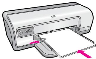 COMPAQ DESKJET D730 - Vérification du papier contenu dans le bac d'alimentation - 3