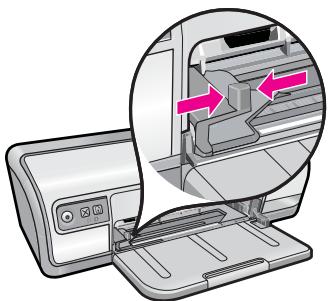 COMPAQ DESKJET D730 - Utilisation du bac d'alimentation - 1