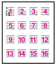 COMPAQ DESKJET D730 - Impression de plusieurs pages sur une seule feuille de papier - 6