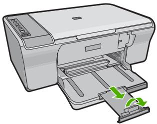 COMPAQ DESKJET F735 - Pour charger du papier au format standard - 1