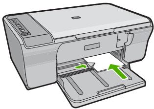 COMPAQ DESKJET F735 - Pour charger des fiches bristol dans le bac d'alimentation - 1