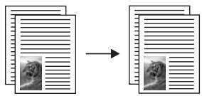 COMPAQ DESKJET F735 - Copie d'un document noir et blanc de deux pages - 1