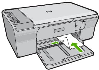 COMPAQ DESKJET F735 - Solution 1: rechargez les enveloppes dans le bac d'alimentation - 2