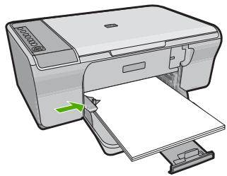COMPAQ DESKJET F735 - Vérification du papier contenu dans le bac d'alimentation - 2