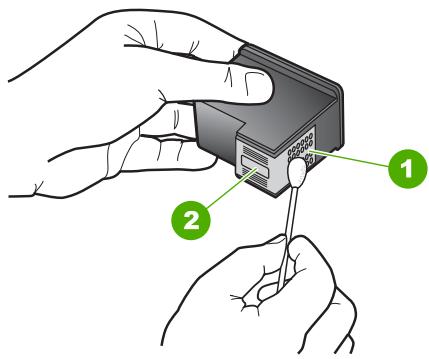 COMPAQ DESKJET F735 - Pour nettoyer les contacts des cartouches d'impression - 3
