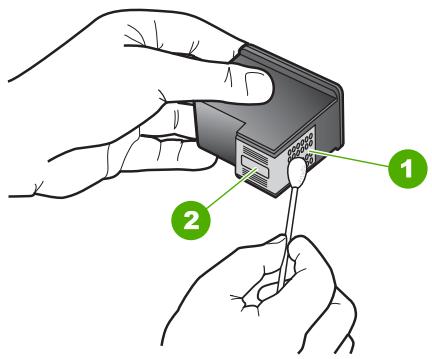 COMPAQ DESKJET F735 - Pour nettoyer les contacts des cartouches d'impression - 3