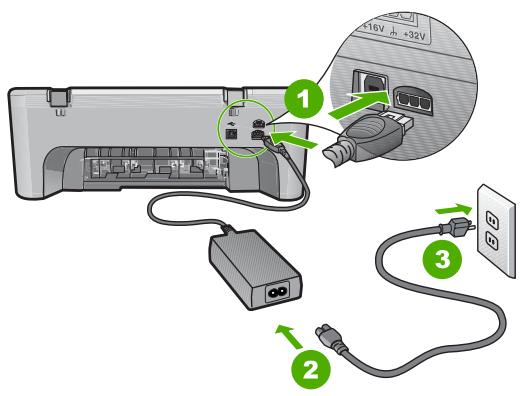 COMPAQ DESKJET F735 - Vérification du bloc d'alimentation - 1