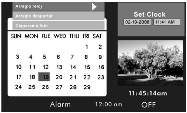 COMPAQ DF760 - Pantalla Calendario y reloi - 3