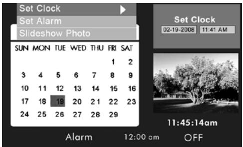 COMPAQ DF760 - Setting the Calendar and Clock: - 3
