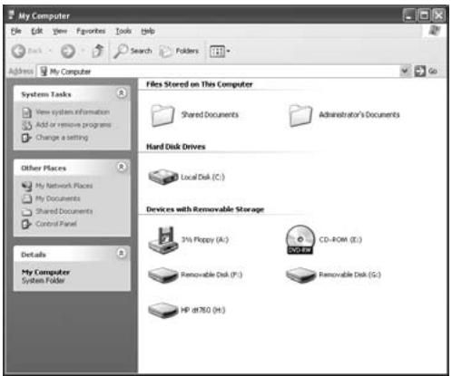COMPAQ DF810 - Copiar imágenes en la memoria interna del marco - 1