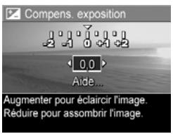 COMPAQ HP PHOTOSMART M307 - Compensation de l'exposition - 1
