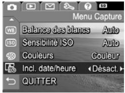 COMPAQ HP PHOTOSMART M307 - Utilisation du menu capture - 2