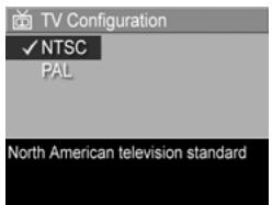 COMPAQ HP PHOTOSMART M307 - Configuration TV - 1
