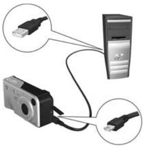COMPAQ HP PHOTOSMART M307 - Transfert d'images vers l'ordinateur - 1