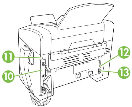 COMPAQ LASERJET M1319 - Vue arrière - 1
