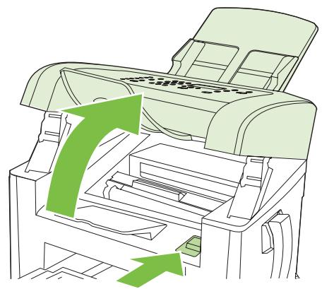 COMPAQ LASERJET M1319 - Suppression des bourrages des zones des bacs d'alimentation - 1