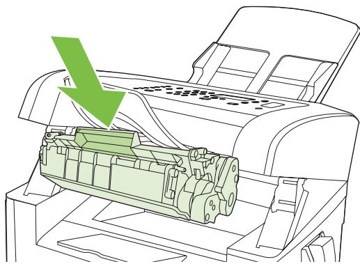 COMPAQ LASERJET M1319 - Suppression de bourrages dans la zone de la cartouche d'impression - 3