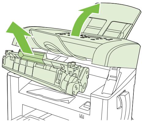COMPAQ LASERJET M1319 - Suppression de bourrages dans la zone de la cartouche d'impression - 1