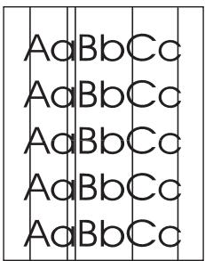 COMPAQ LASERJET PRO P1560 - Lignes verticales - 1