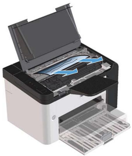 COMPAQ LASERJET PRO P1560 - Élimination des bourrages à l'intérieur de l'imprimante - 3