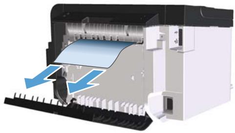 COMPAQ LASERJET PRO P1560 - Élimination des bourages papier à l'intérieur de l'extension recto verso - 4